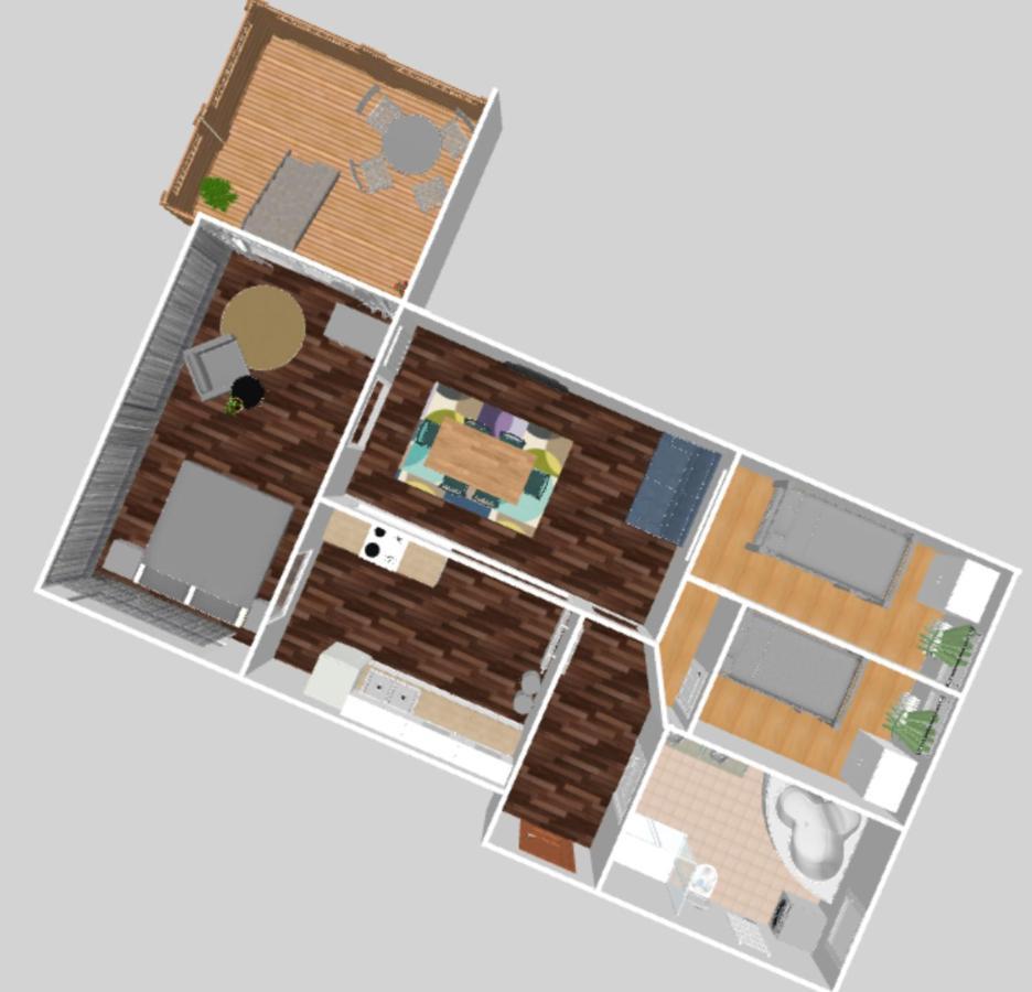 Apartment Humboldt 3 Schlafzimmer,Wifi, Netflix Parken, Terrasse, Klimatisiert, Naehe Zentrum Jena Eksteriør billede