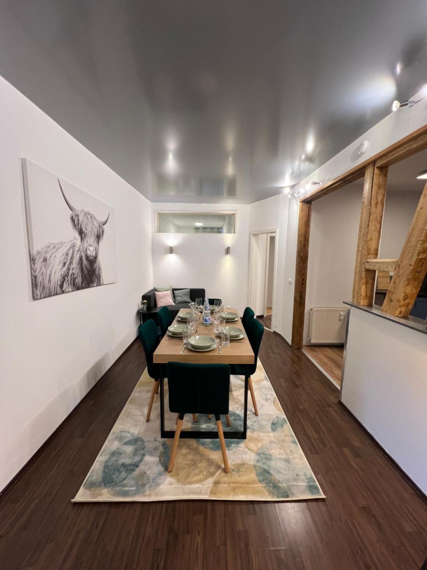 Apartment Humboldt 3 Schlafzimmer,Wifi, Netflix Parken, Terrasse, Klimatisiert, Naehe Zentrum Jena Eksteriør billede
